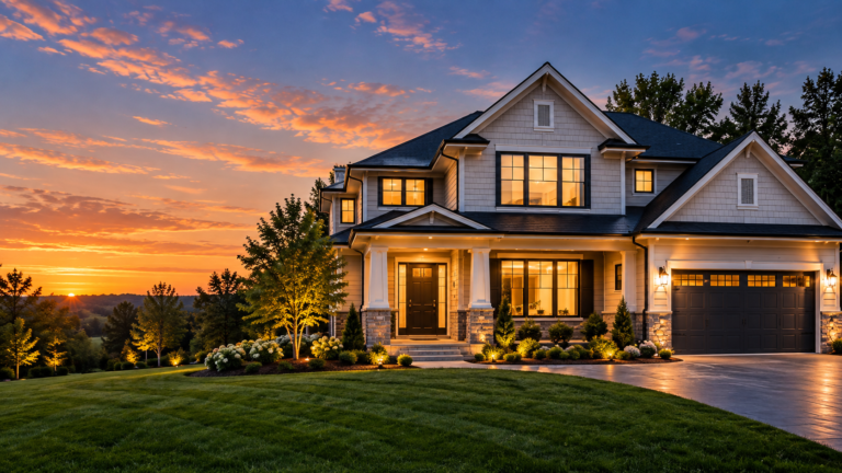 Services Residential house exterior showing windows and doors